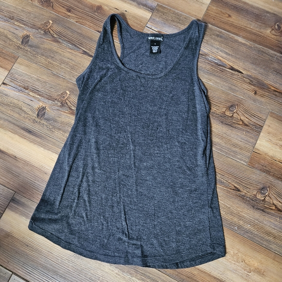 Wet Seal Dark Gray Tank Top - Picture 1 of 5